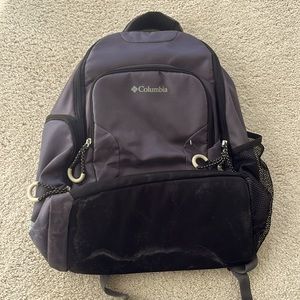 Gray Columbia back pack